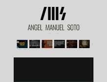 Tablet Screenshot of angelmanuelsoto.com